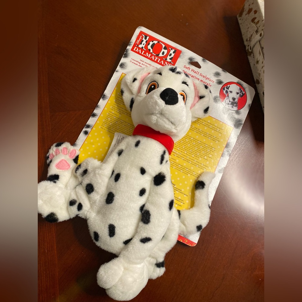 RARE vintage 101 Dalmatians hanging plush dog